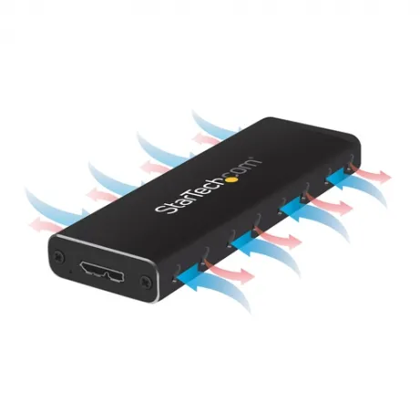 External USB 3.0 SATA M.2 SSD Enclosure SM2NGFFMBU33 – afbeelding 3