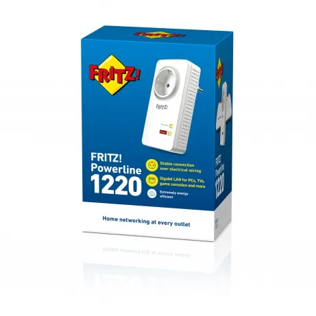 FRITZ!Powerline 1220E Edition International - NO BELGIUM SOCKET – afbeelding 3