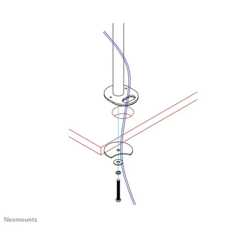 Grommet and pole (40 cm) FPMA-D960 & FPMA-D960D – afbeelding 3