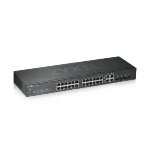 GS1920-24v2- 28 Port Smart Managed Switch 24x Gigabit Copper and 4x Gigabit dual pers.- hybrid mode- standalone or Nebul