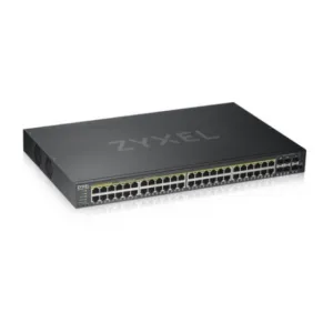 GS1920-48HPv2- 52 Port Smart Managed PoE Switch 48x Gigabit Copper PoE and 4x Gigabit dual pers.- hybrid mode- standalon