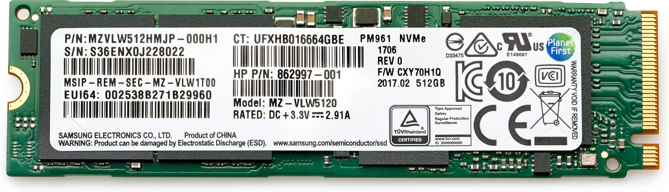 HP 1 TB PCIe 4x4 NVMe TLC SSD – afbeelding 2
