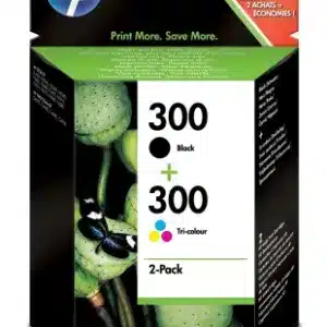 HP 300 originele zwarte/drie-kleuren inktcartridges