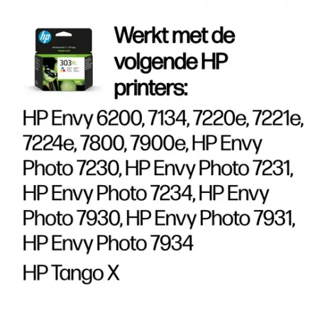 HP 303XL High Yield Tri-Color Original Ink Cartridge – afbeelding 2