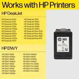 HP 305XL High Yield Black 3YM62AE#301