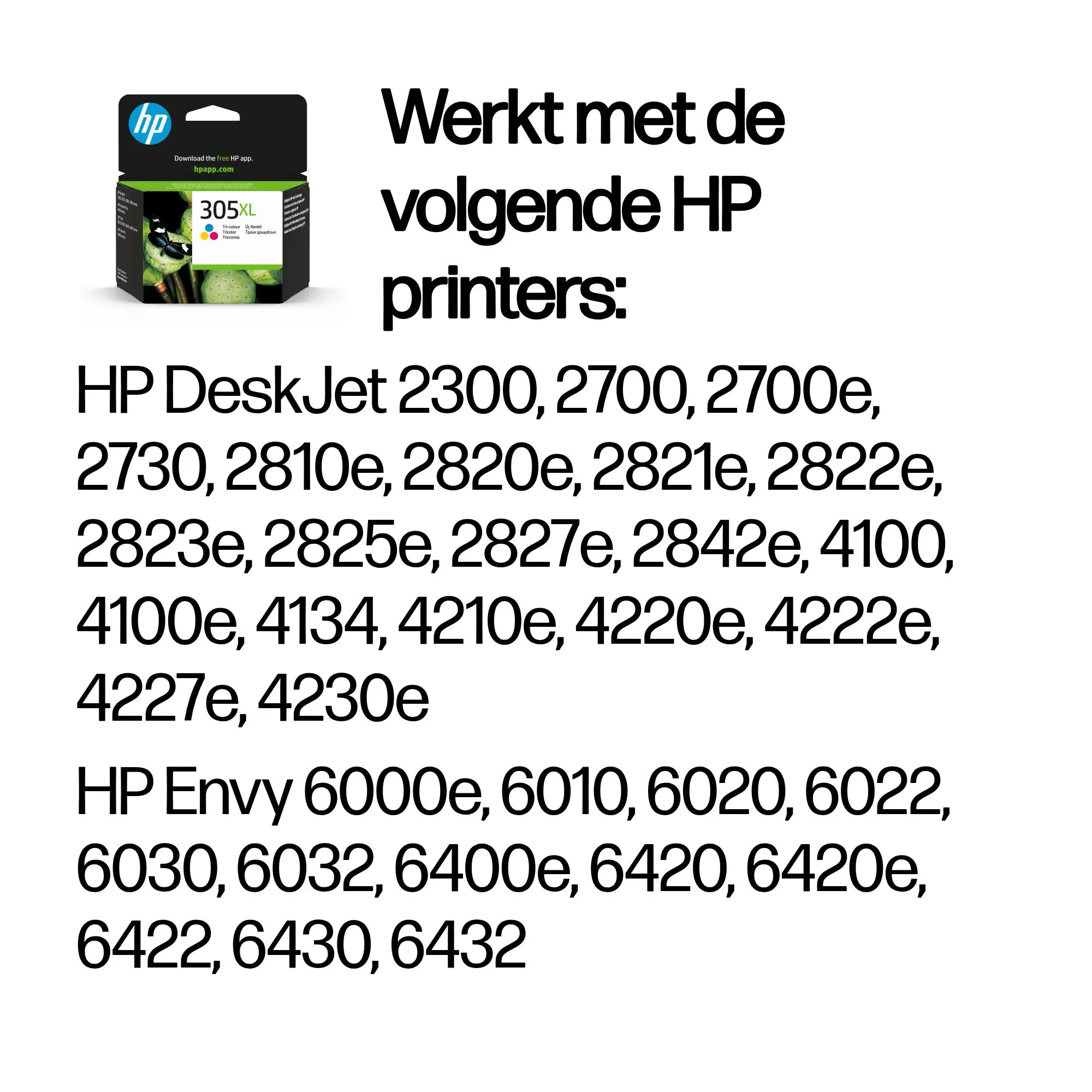 HP 305XL High Yield Tri-color 3YM63AE#301 – afbeelding 4