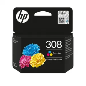 HP 308 Tri-Color Original Ink Cartridge