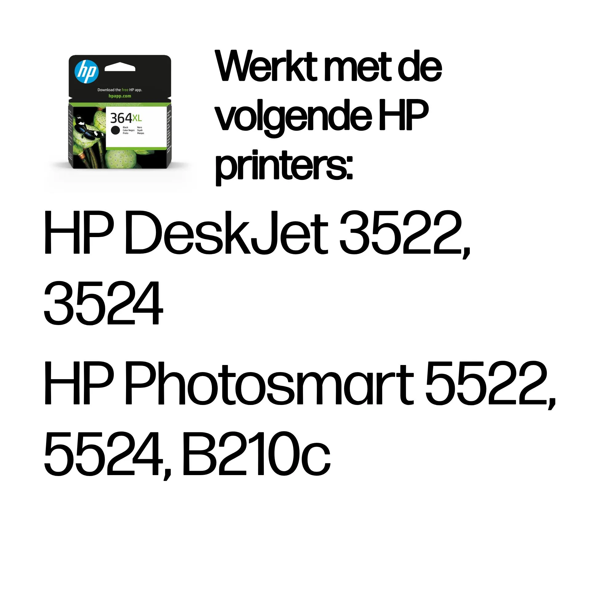 HP 364XL originele high-capacity zwarte inktcartridge – afbeelding 3