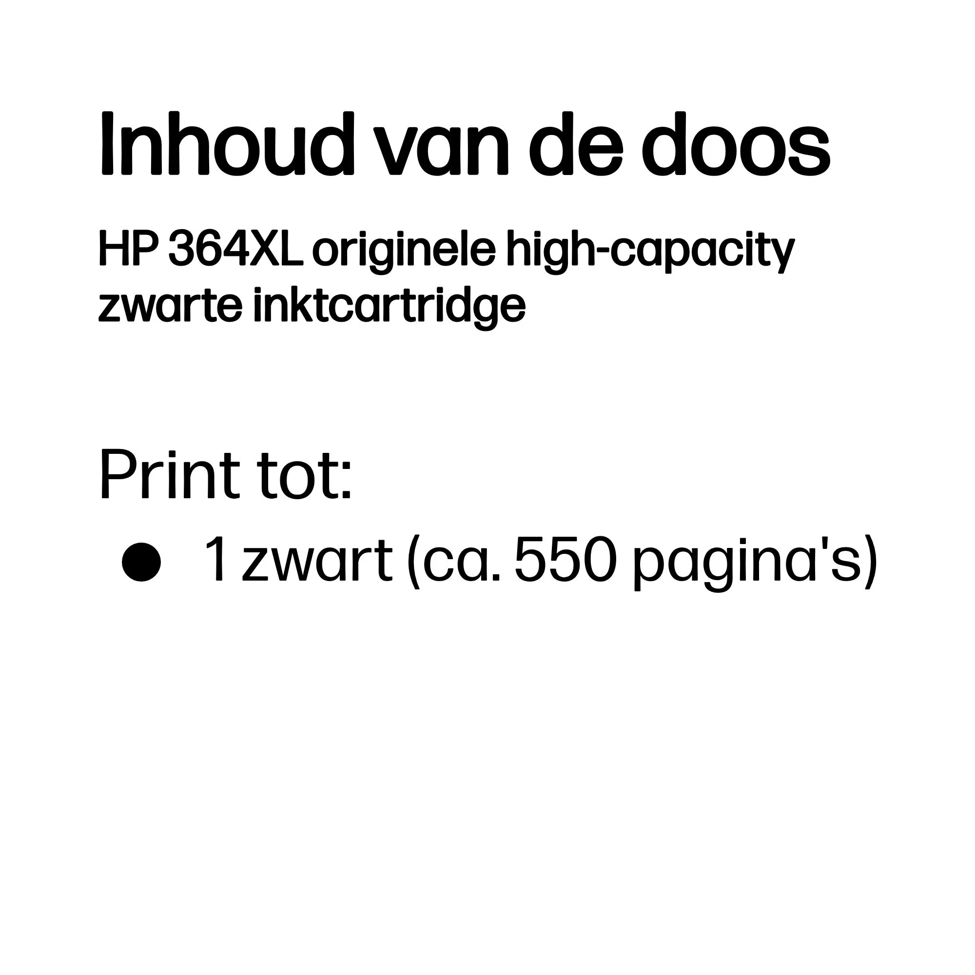 HP 364XL originele high-capacity zwarte inktcartridge – afbeelding 4
