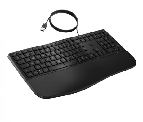 HP 485 CFT WD KBD toetsenbord Kantoor USB Zwart – afbeelding 2