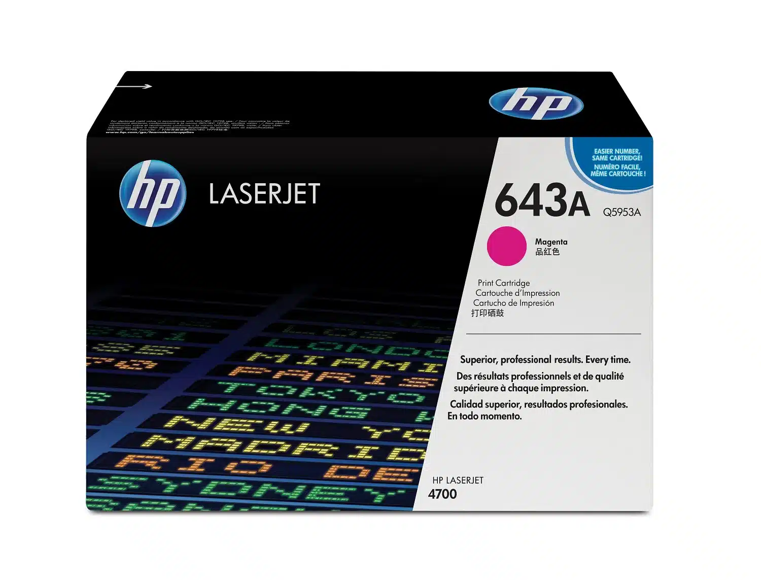 HP 643A originele magenta LaserJet tonercartridge – afbeelding 3