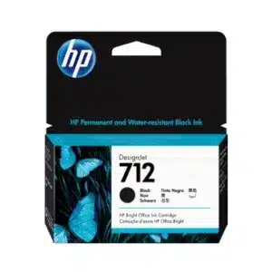 HP 712 Black DesignJet Ink Cartrid