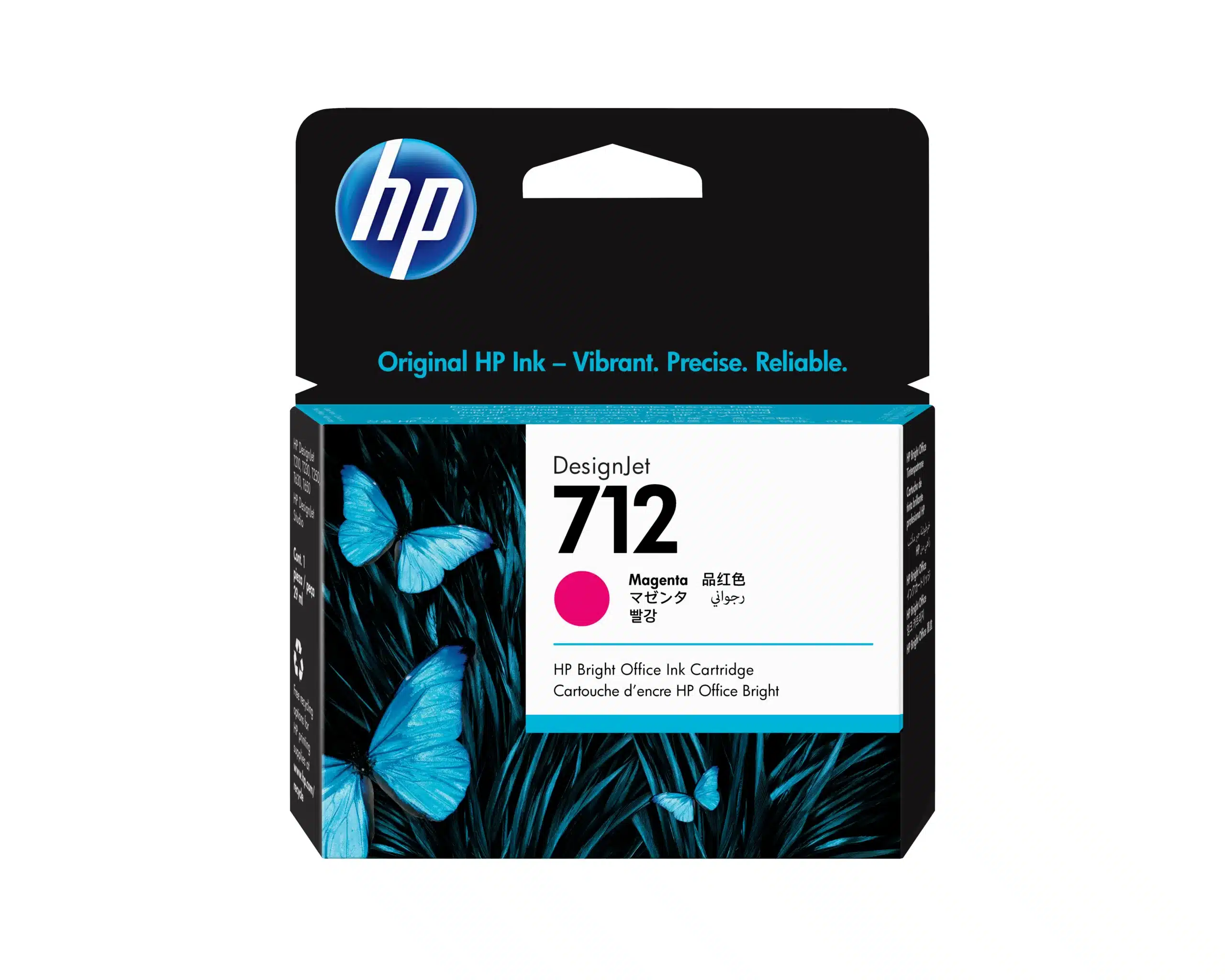 HP 712 Magenta DesignJet Ink Cartr – afbeelding 3
