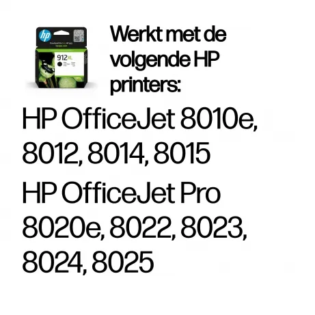 HP 912XL High Yield Black Original Ink Cartridge – afbeelding 2