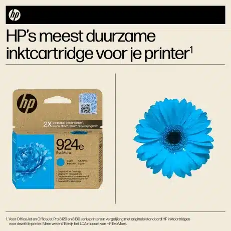 HP 924e EvoMore Cartridge Cyaan – afbeelding 2