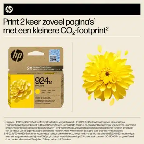 HP 924e EvoMore Yellow Original Ink Cartridge – afbeelding 3