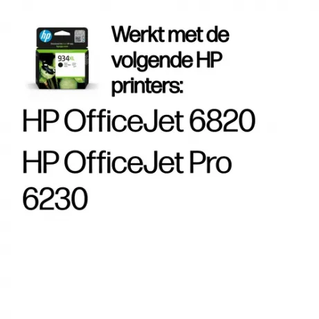 HP 934XL High Yield Black Original Ink Cartridge – afbeelding 2