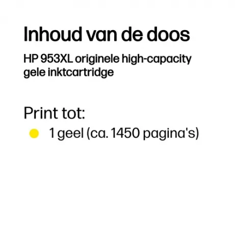 HP 953XL High Yield Yellow Original Ink Cartridge – afbeelding 3