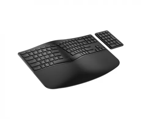 HP 965 BLK ERGONOMIC WL KBD toetsenbord Thuis RF-draadloos + Bluetooth Zwart – afbeelding 2