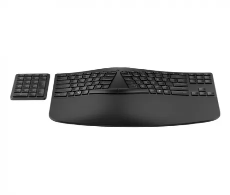 HP 965 BLK ERGONOMIC WL KBD toetsenbord Thuis RF-draadloos + Bluetooth Zwart – afbeelding 3