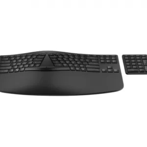 HP 965 BLK ERGONOMIC WL KBD toetsenbord Thuis RF-draadloos + Bluetooth Zwart