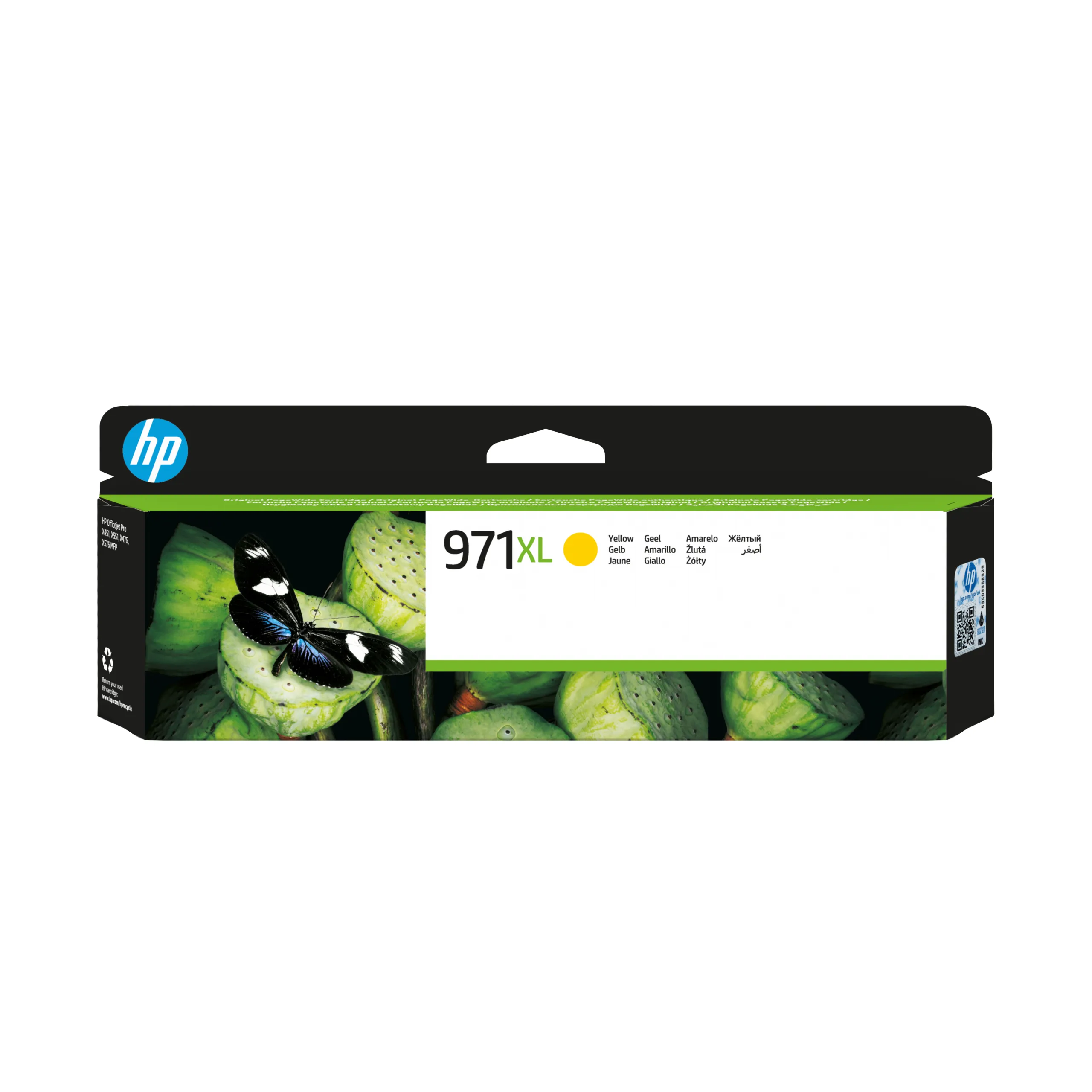 HP 971XL originele high-capacity gele inktcartridge – afbeelding 2