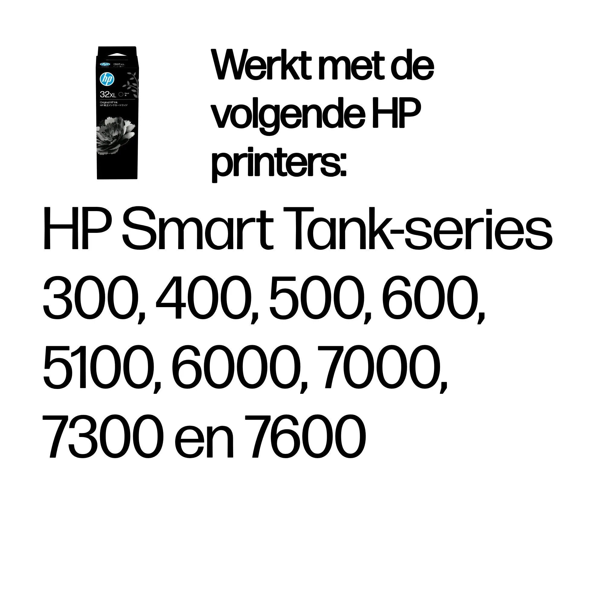 HP Ink Bottle 32XL Black – afbeelding 2