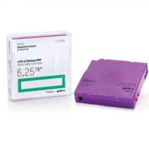 HP LTO6 Ultrium 2.5TB/6.25TB RW Data Car C7976A