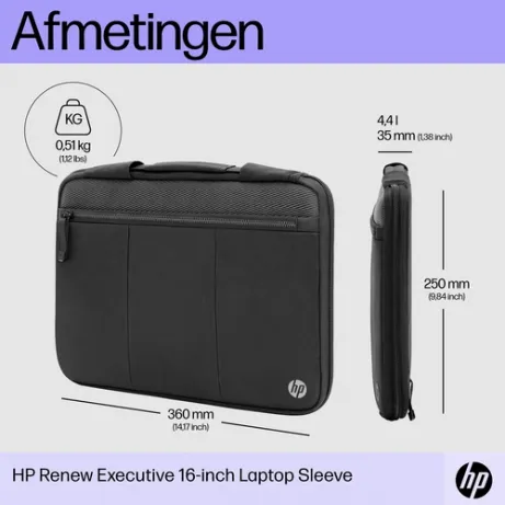 HP Renew Executive 14.1 Laptop Sleeve 6B8Y3AA – afbeelding 2