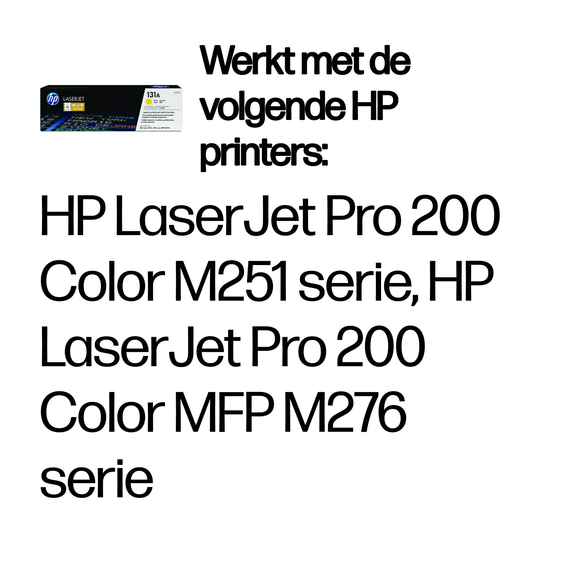 HP Toner/131A Yellow LaserJet TonerCart – afbeelding 3