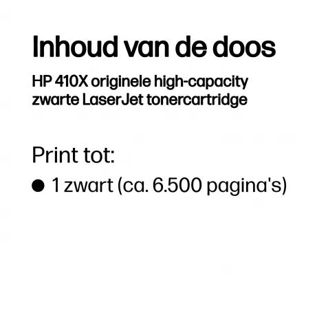 HP Toner/410X HY Black LaserJet Cartrdge