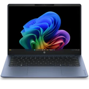 HPOmniBook3NGAIPC14-hz0019nbx,14"2KOLED,QualcommSnapdragonXX1-26-100,16GB,512GBSSD,Windows11Home,Blauw