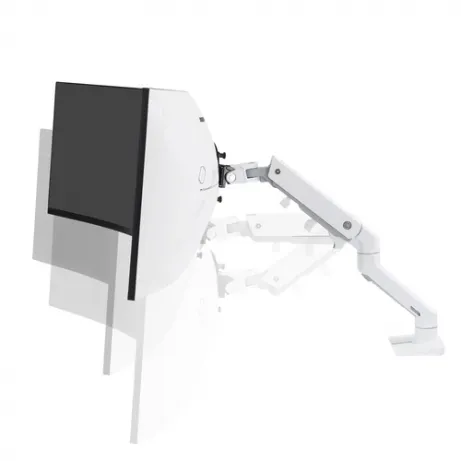 HX Desk Monitor Arm with HD Pivot White 45-647-216 – afbeelding 3