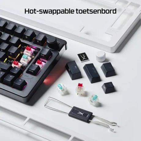 HyperX Alloy Rise 75% Size Wireless Keyboard FR AZERTY – afbeelding 3