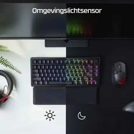 HyperX Alloy Rise 75% Size Wireless Keyboard FR AZERTY – afbeelding 4