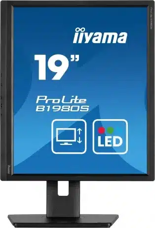 iiyama B1980S-B1 19 inch SXGA 75 Hz monitor – afbeelding 2