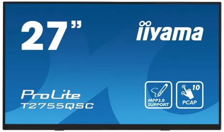 iiyama T2755QSC-B1 27 inch QHD 75 Hz touchscreen monitor – afbeelding 2
