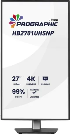 iiyama HB2701UHSNP-B1 27 inch 4K 60 Hz monitor – afbeelding 3