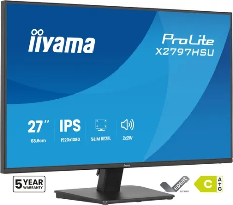 iiyama X2797HSU-B1 27 inch Full HD 120 Hz monitor