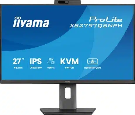iiyama XB2797QSNPH-B1 27 inch QHD 75 Hz monitor – afbeelding 3