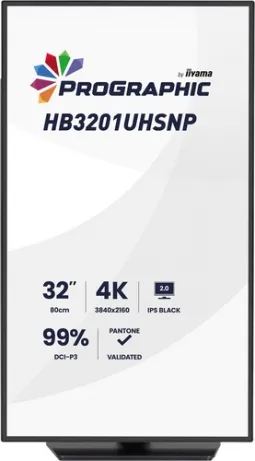 iiyama HB3201UHSNP-B1 31,5 inch 4K 60 Hz monitor – afbeelding 2