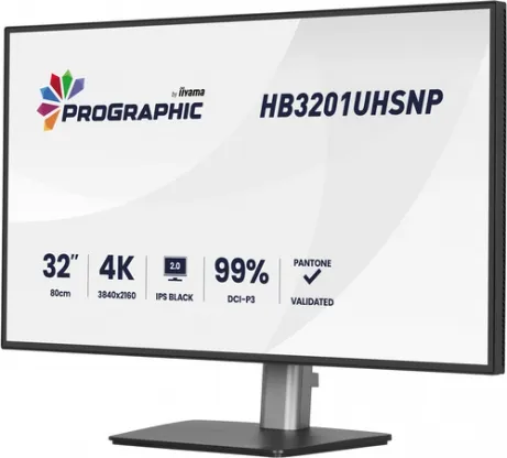 iiyama HB3201UHSNP-B1 31,5 inch 4K 60 Hz monitor – afbeelding 4