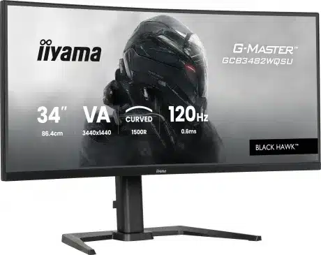 iiyama GCB3482WQSU-B1 34 inch UWQHD 120 Hz curved monitor – afbeelding 2