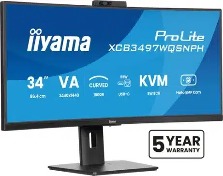 iiyama XCB3497WQSNPH-B1 34 inch UWQHD 120 Hz curved monitor