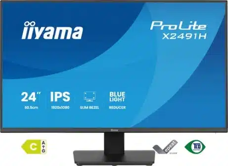 iiyama X2491H-B1 23,8 inch Full HD 120 Hz monitor – afbeelding 2