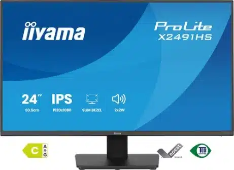 iiyama X2491HS-B1 23,8 inch Full HD 120 Hz monitor – afbeelding 2