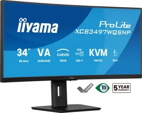 iiyama ProLite XCB3497WQSNP-B1 34" curved