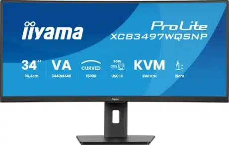 iiyama ProLite XCB3497WQSNP-B1 34" curved – afbeelding 3