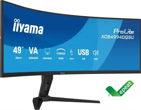 iiyama XCB4994DQSU-B1 49 inch DQHD 120 Hz curved monitor – afbeelding 3