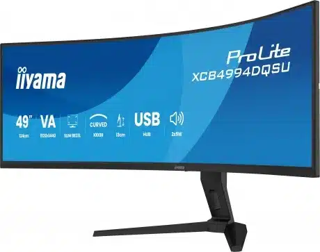 iiyama XCB4994DQSU-B1 49 inch DQHD 120 Hz curved monitor – afbeelding 4